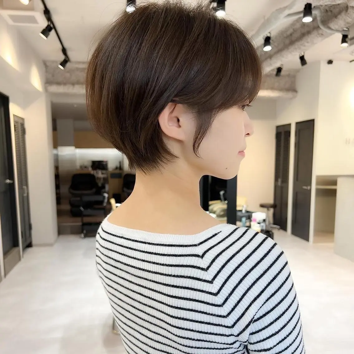 ショート 縮毛矯正 特化アツシのヘアスタイル