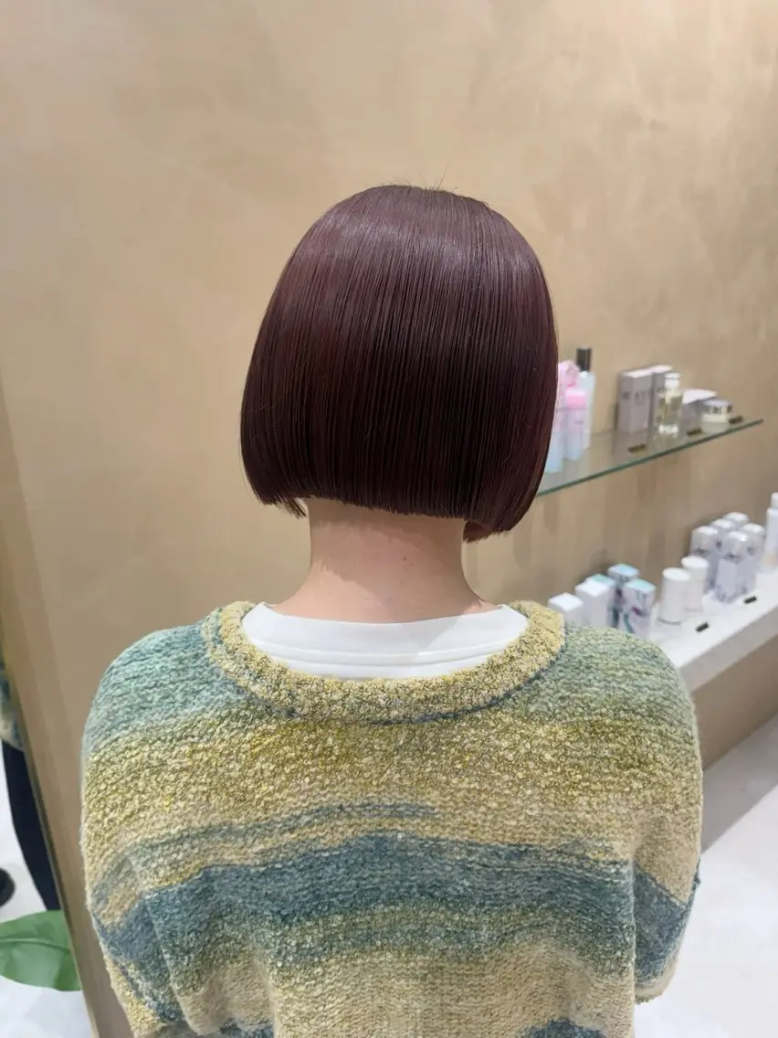 ショート カラー カット ヘアカラー トリートメント 🌜美髪矯正/艶髪 /ボブ/こころ🌛のヘアスタイル