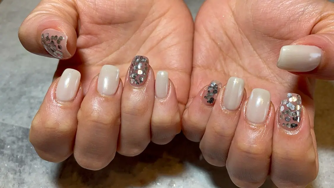 ネイル ハンドネイル nail salon ラピスラズリのネイルデザイン