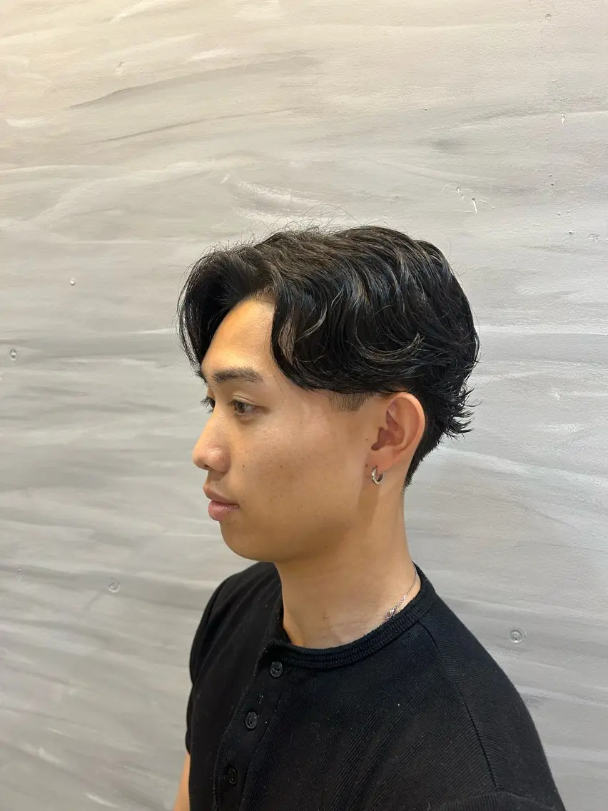 ショート パーマ メンズ メンズパーマ HANAGATA /たけるのヘアスタイル