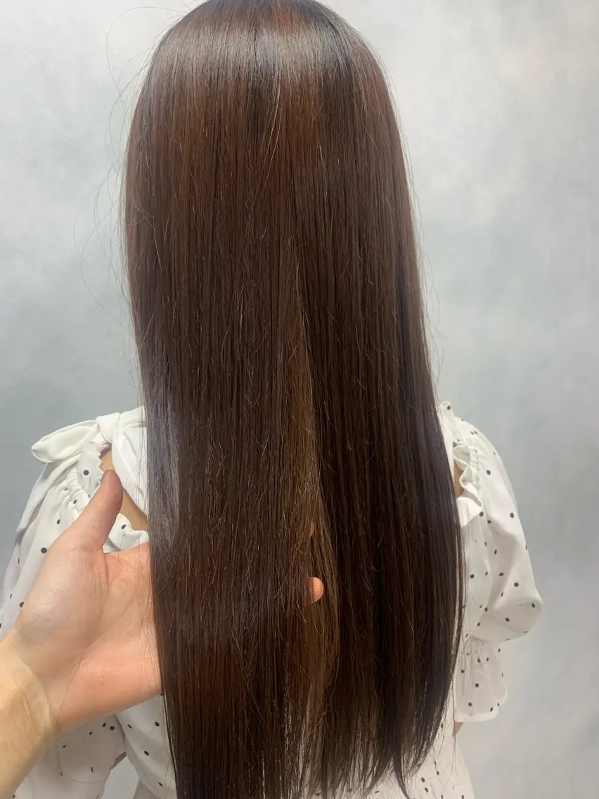 ロング ヘアカラー トリートメント 🌶F-CODE RINA🌶のヘアスタイル