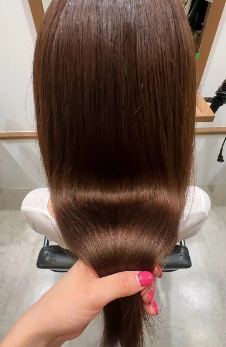 セミロング トリートメント PearL suzukaのヘアスタイル