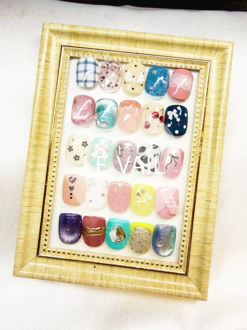 【フット👣親指アート】7980→4980円🌈オフ有+550円/パラ有🎀フットバス♨️マッサージ付!ベテラン担当💅の写真
