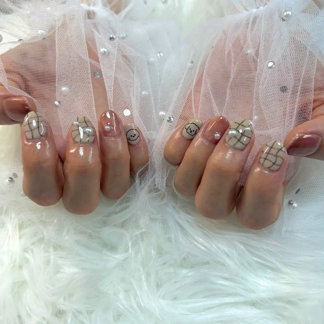 ネイル マグネットネイル ハンドネイル SHINE nail salonのネイルデザイン