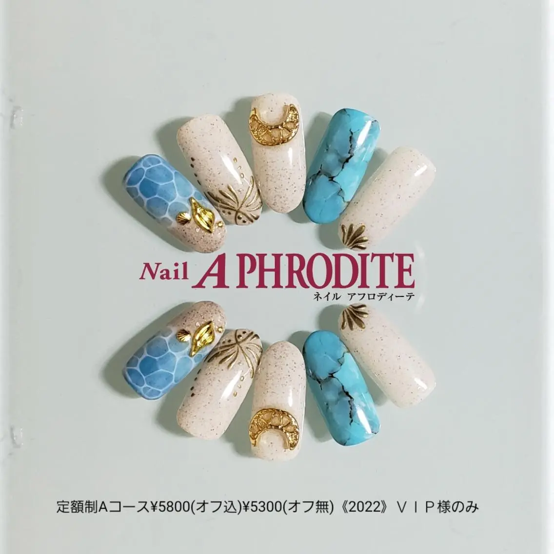 ネイル アートネイル ジェルネイル 持ち込み ソフトジェル ハンドネイル Nail Aphroditeのネイルデザイン