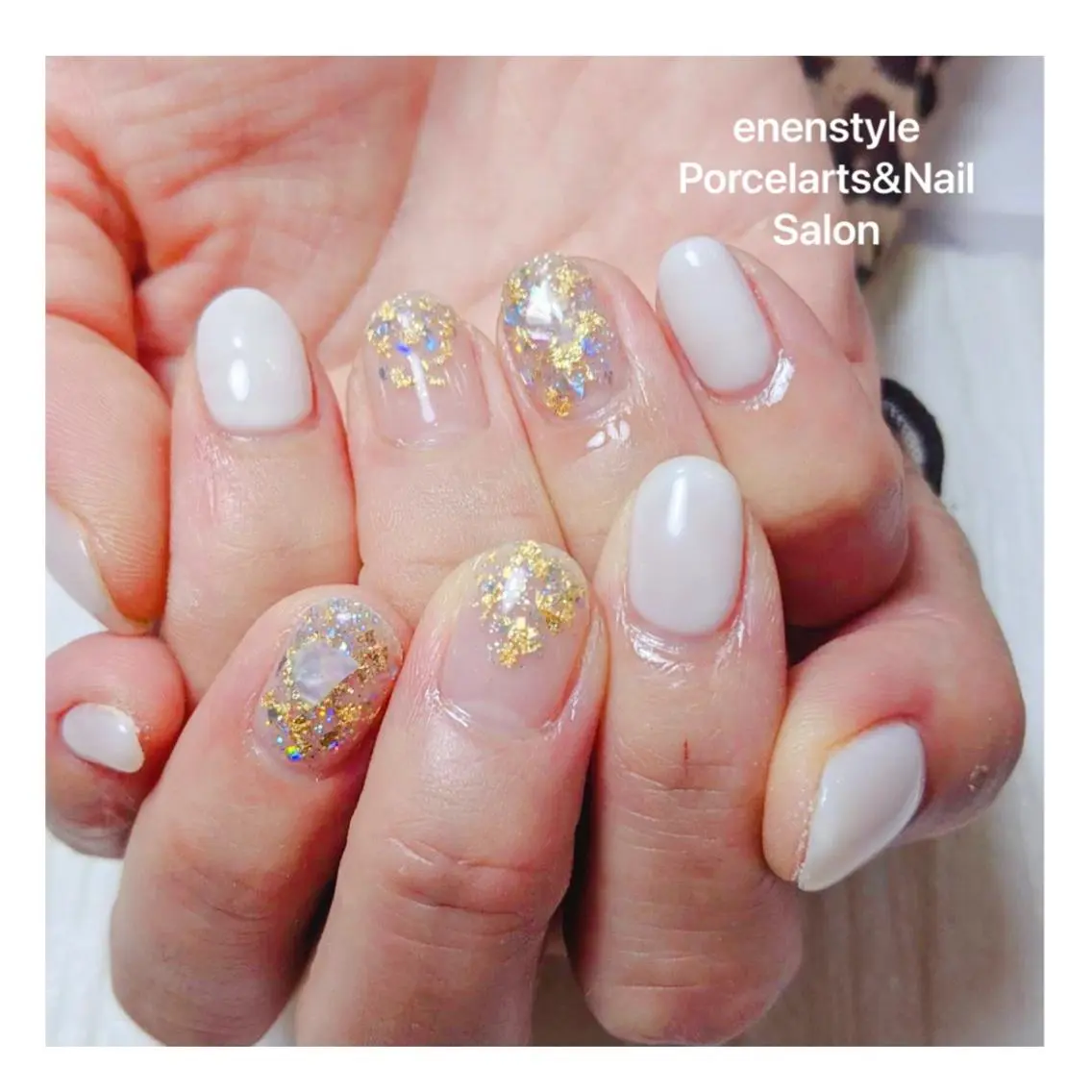 ショート ネイル ハンドネイル 🐾enen style 🐾のネイルデザイン