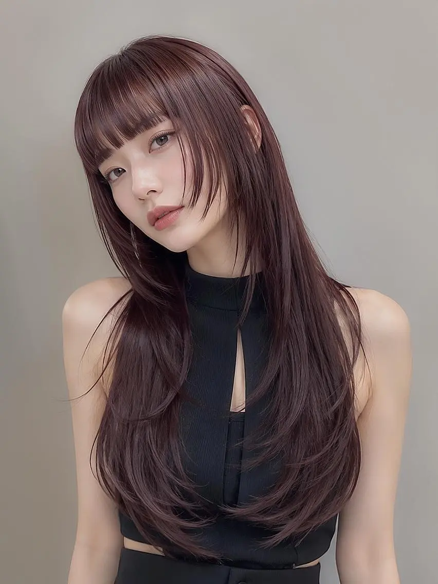🌟平日限定🌟【カット】+【髪質改善グロスinカラー】+【ケアトリートメント】🧡の写真