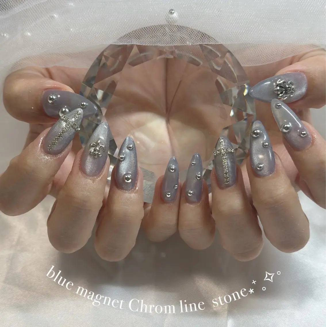 ネイル マグネットネイル ハンドネイル no.U nailsのネイルデザイン
