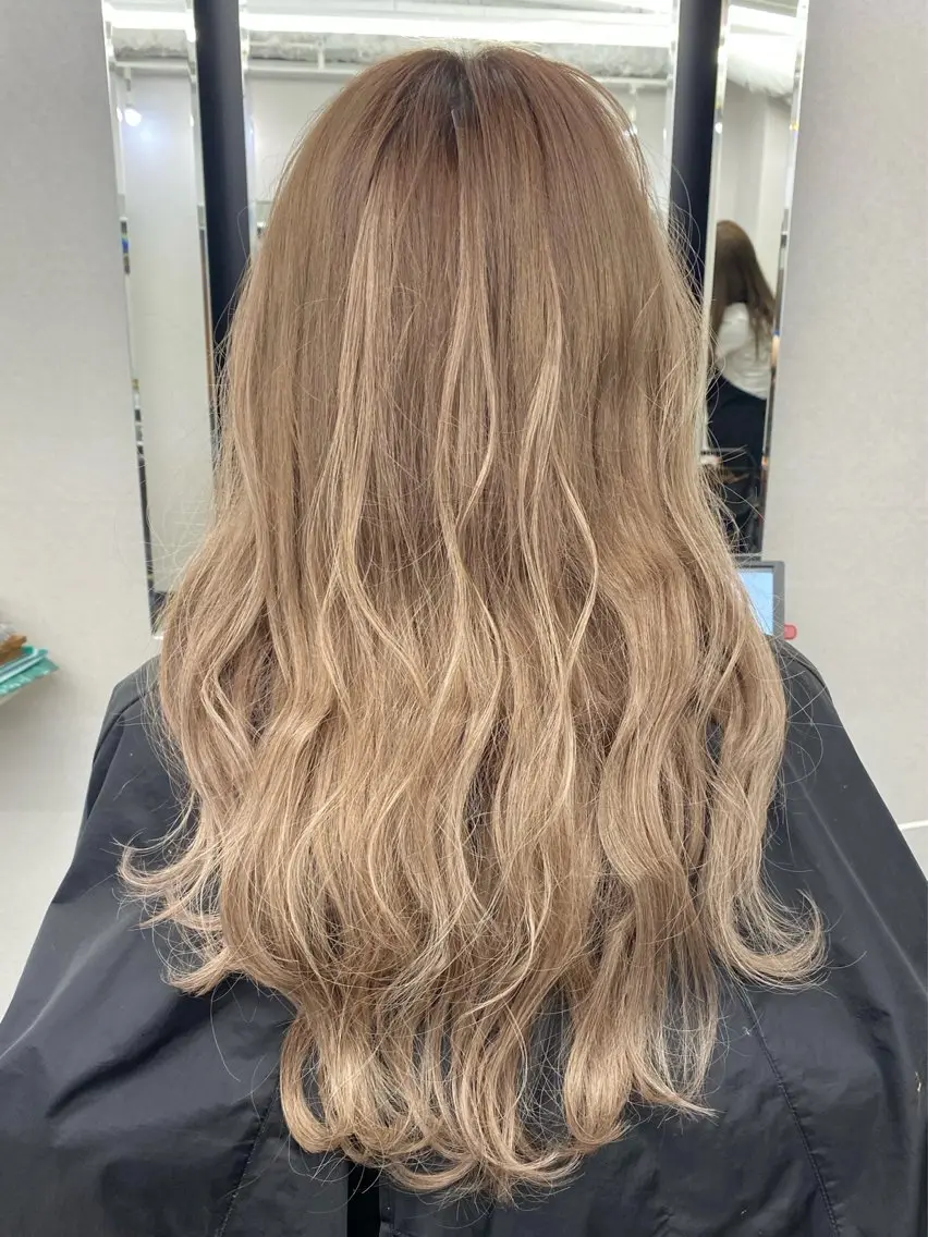 ロング シールエクステ エクステ ハイライト エクステ 🧸美髪×エクステ Taiga🍭のヘアスタイル