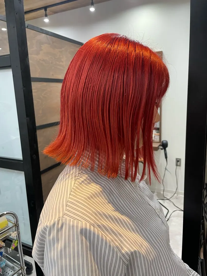 ショート カラー ヘアアレンジ レイヤーカット/髪質 改善/矯正🤍吉田のヘアスタイル