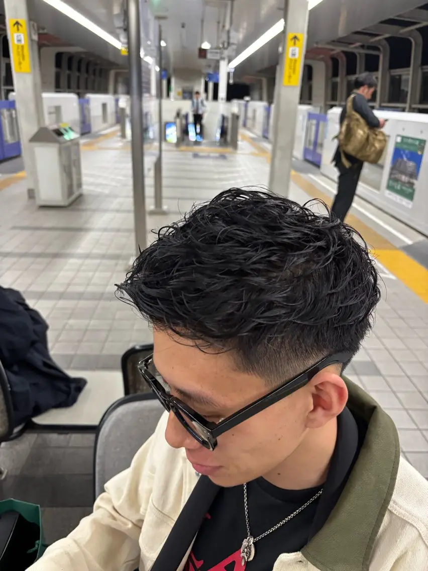 ショート カラー パーマ メンズ メンズパーマ barber シュンのその他イメージ