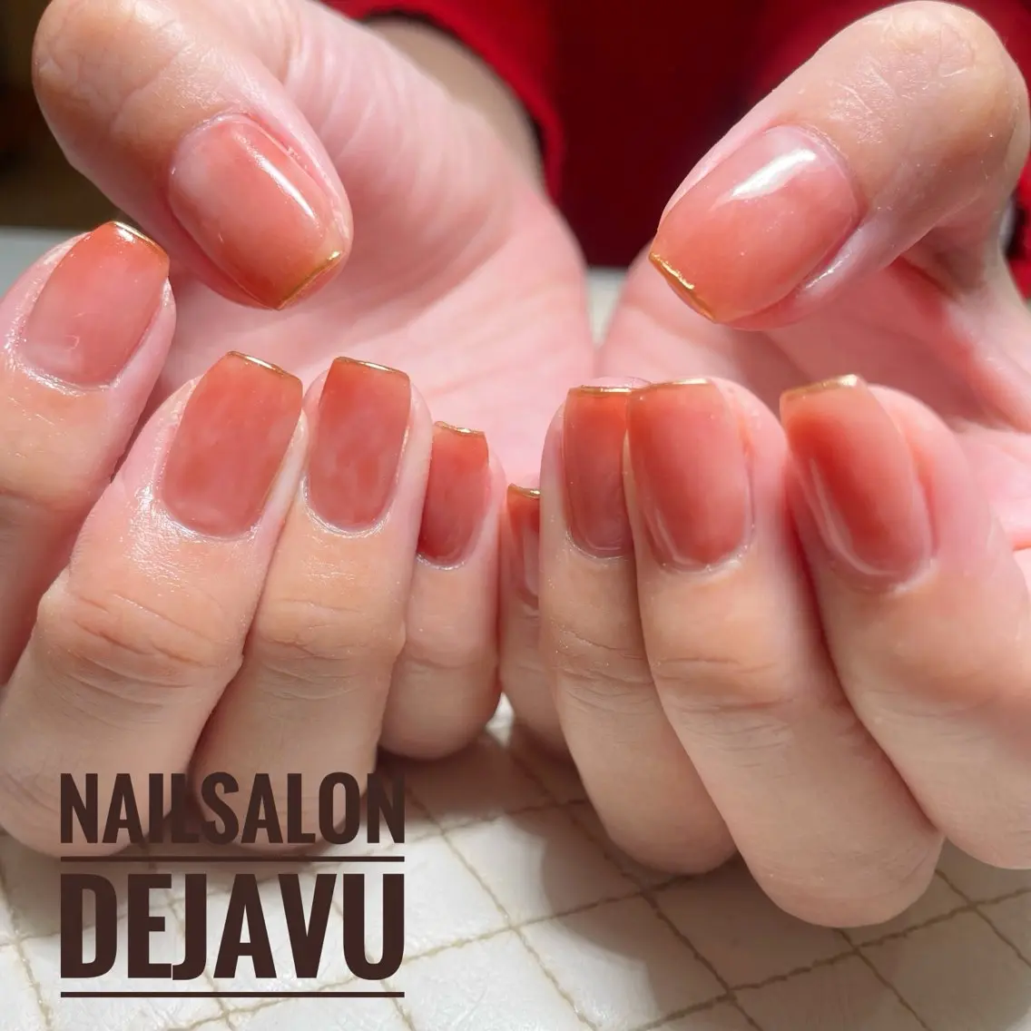 ネイル 持ち込み ニュアンスネイル ハンドネイル Nailsalon Dejavuのネイルデザイン