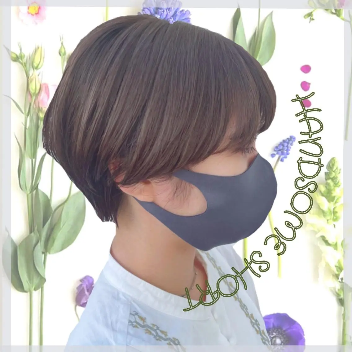 ショート カラー ショートボブ ハンサムショート ベージュカラー ボブ ショートヘア 🌺ウルフカット職人 新垣渚🐺のヘアスタイル