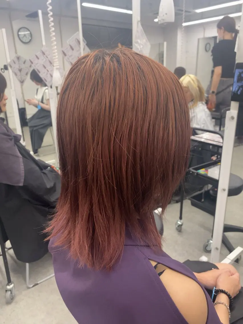 セミロング Ma2Ri /ゆるふわ暖色カラーのヘアスタイル