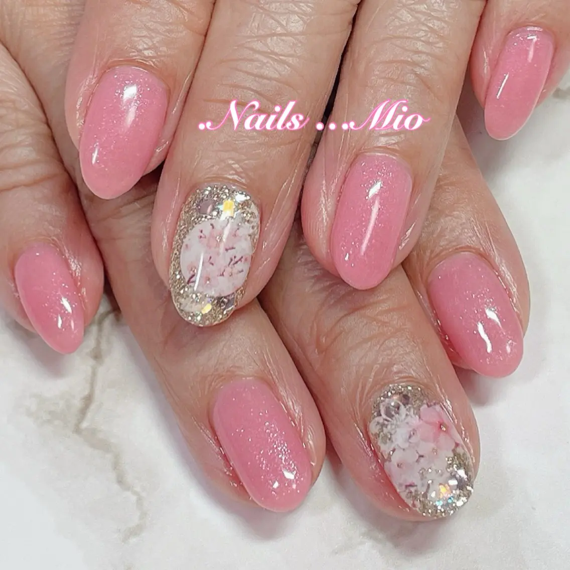 ネイル アートネイル ジェルネイル ワンカラーネイル .Nails Mio 赤羽西ネイルサロンのネイルデザイン