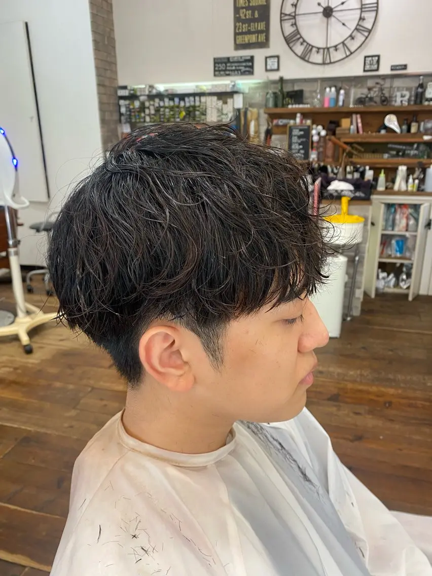 パーマ メンズ 井手口 沙樹のヘアスタイル