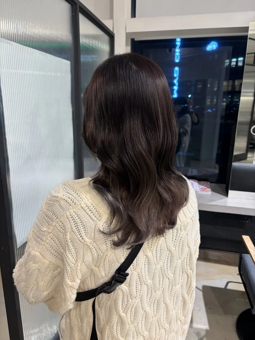 ロング カラー カット ヘアカラー カット／ブリーチ🐏 モデル募集中 ナナホのヘアスタイル