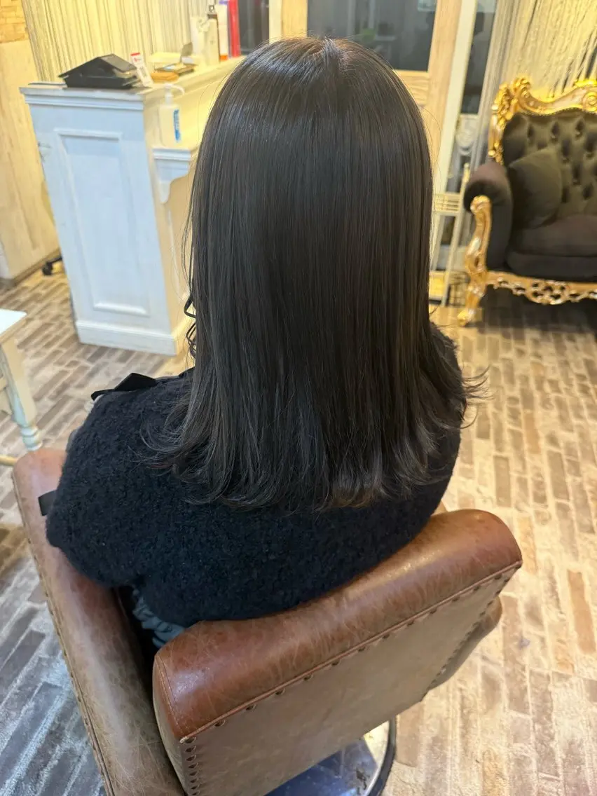 セミロング 佐藤 康太のヘアスタイル