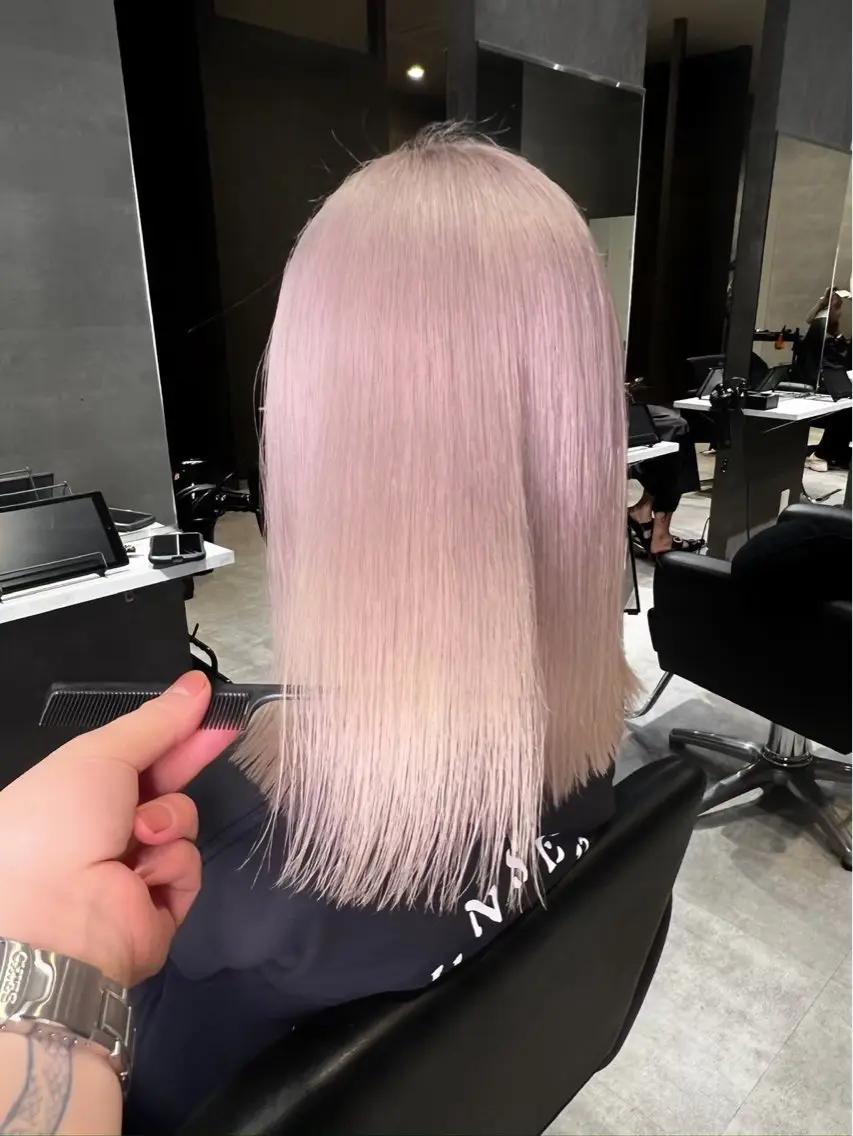 ミディアム カット ヘアカラー トリートメント BUCKS【天王寺】 バックス【駅30秒】のヘアスタイル