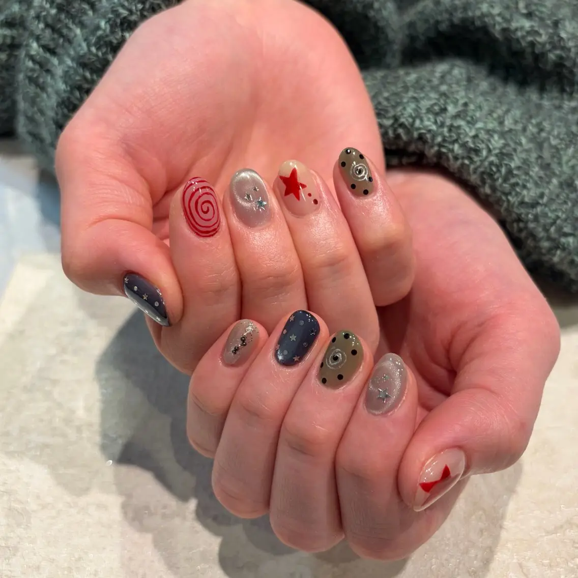 ネイル ハンドネイル ecrin エクラン maiのネイルデザイン