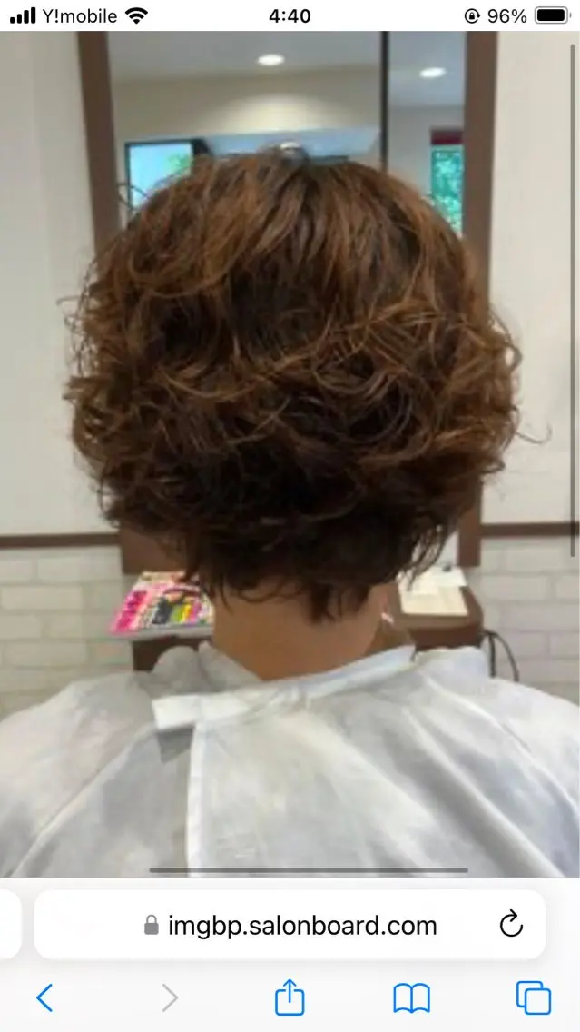 ショート パーマ 美容室 ベルナのヘアスタイル