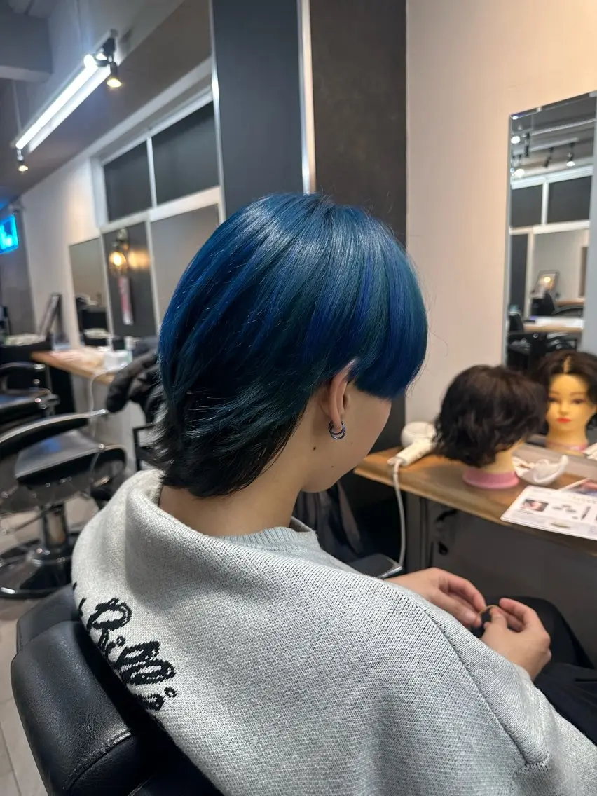 カラー メンズ 大宮/海外風パーマ 🇺🇸隼也🇪🇸のヘアスタイル