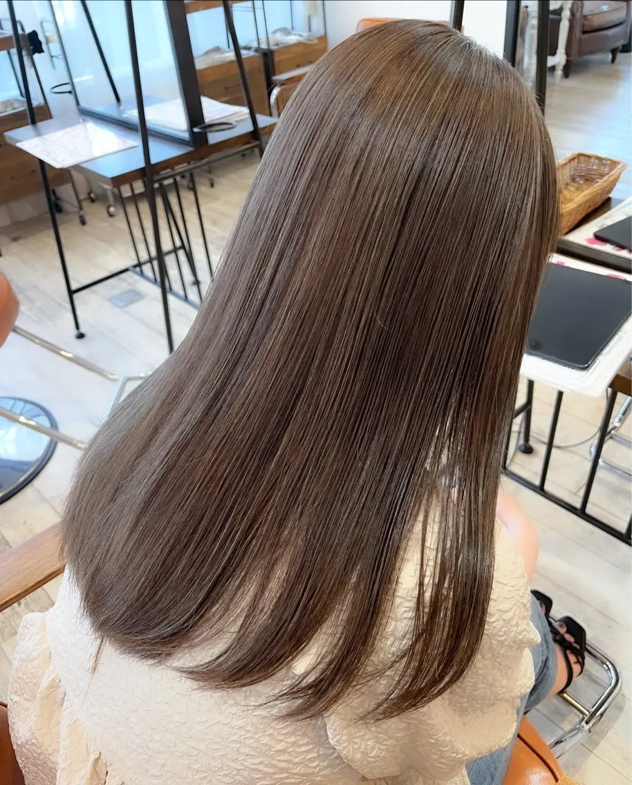 ロング カラー カット ヘアカラー SET-UP北長瀬 Yurukiのヘアスタイル