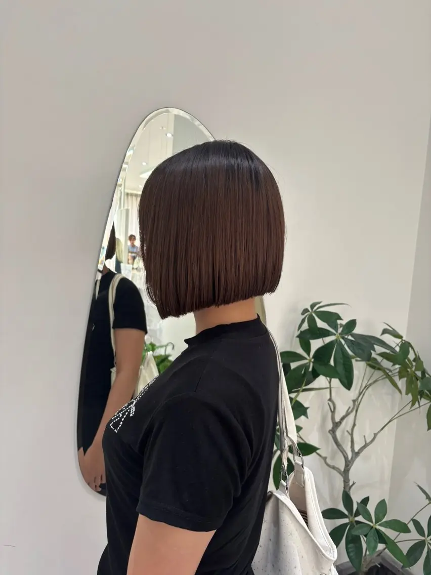 カット Karin🎀韓国/ レイヤー&ボブ🩶のヘアスタイル