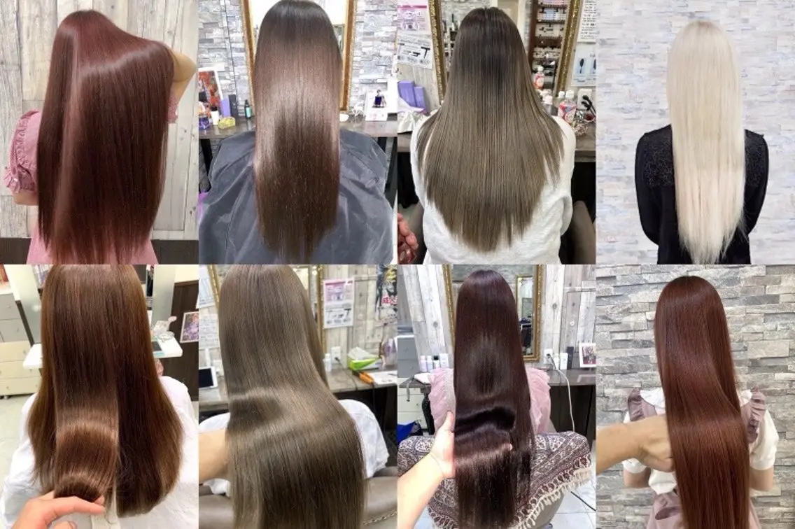 ロング トリートメント ハイトーン Arphyのヘアスタイル
