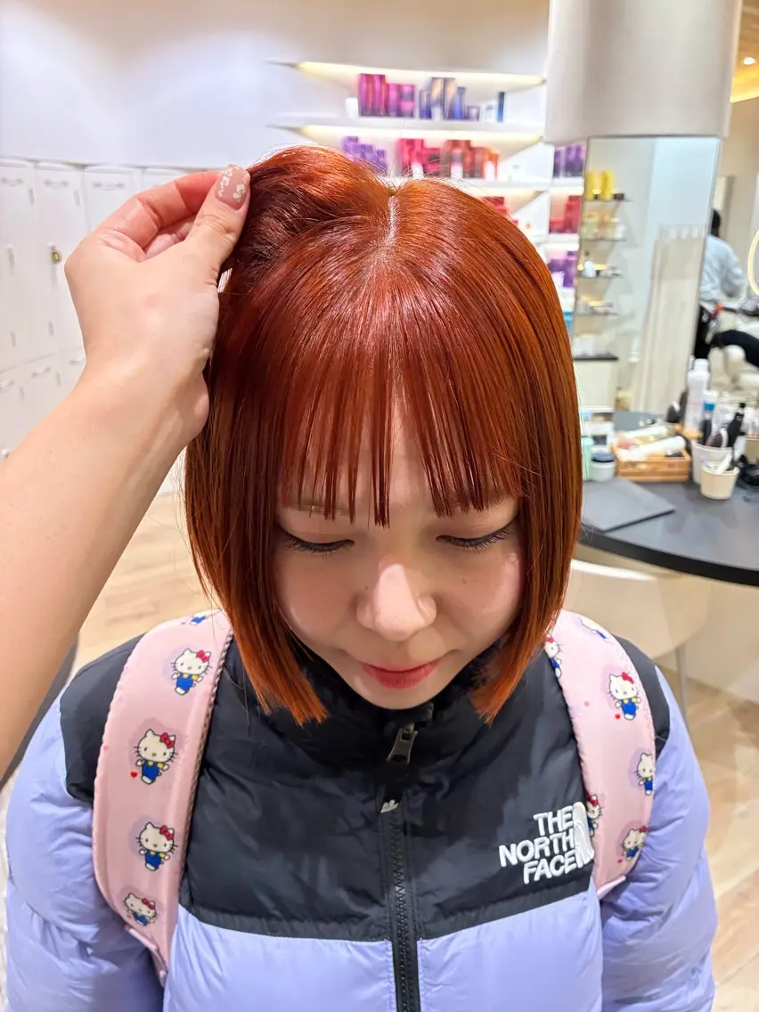 ショート カラー ヘアカラー 🐌✨パーマ/ 暖色/あやねのヘアスタイル