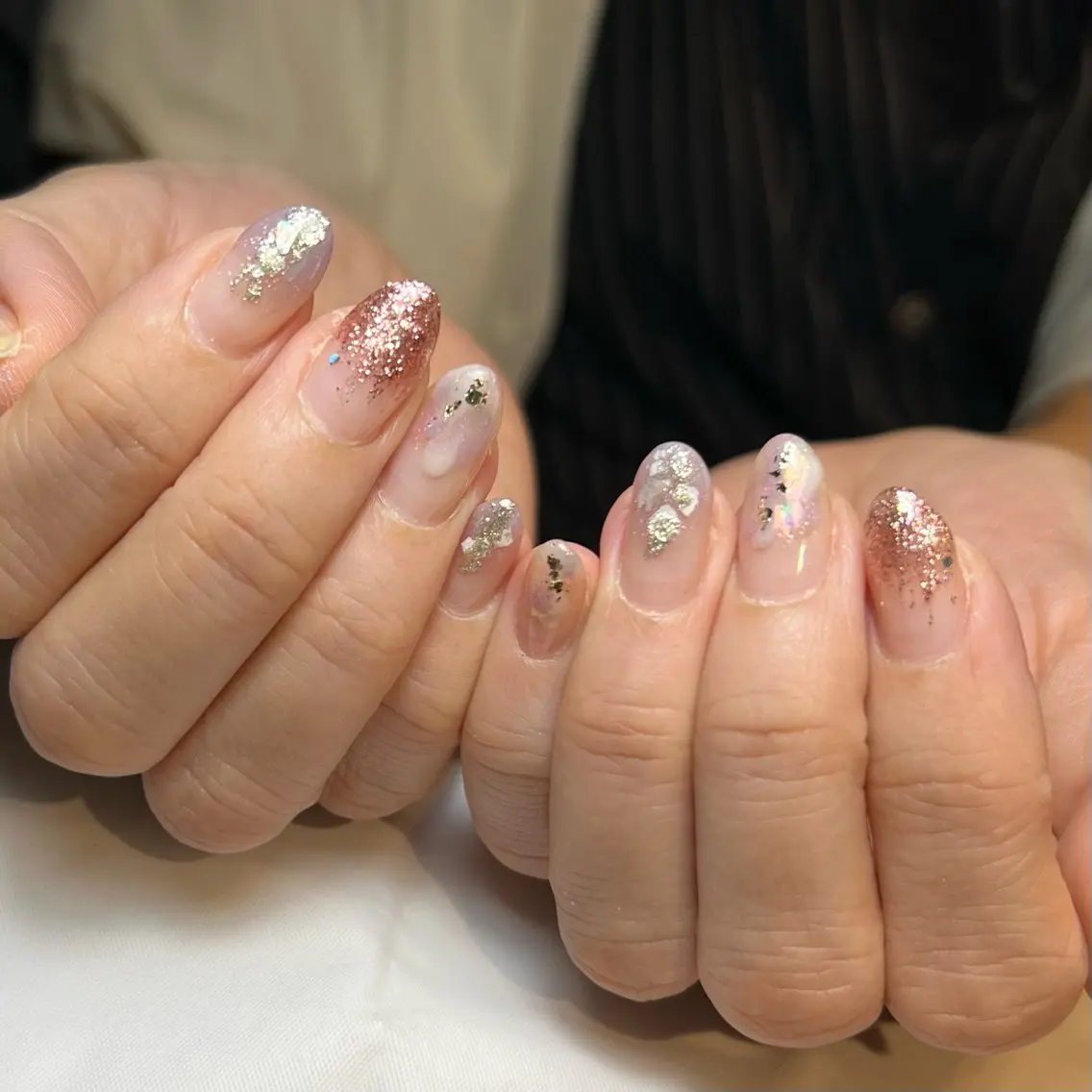 【平日限定】『岡澤お任せ』美爪育成ピールオフジェルネイル（デザイン）17.050円→16.500円の写真