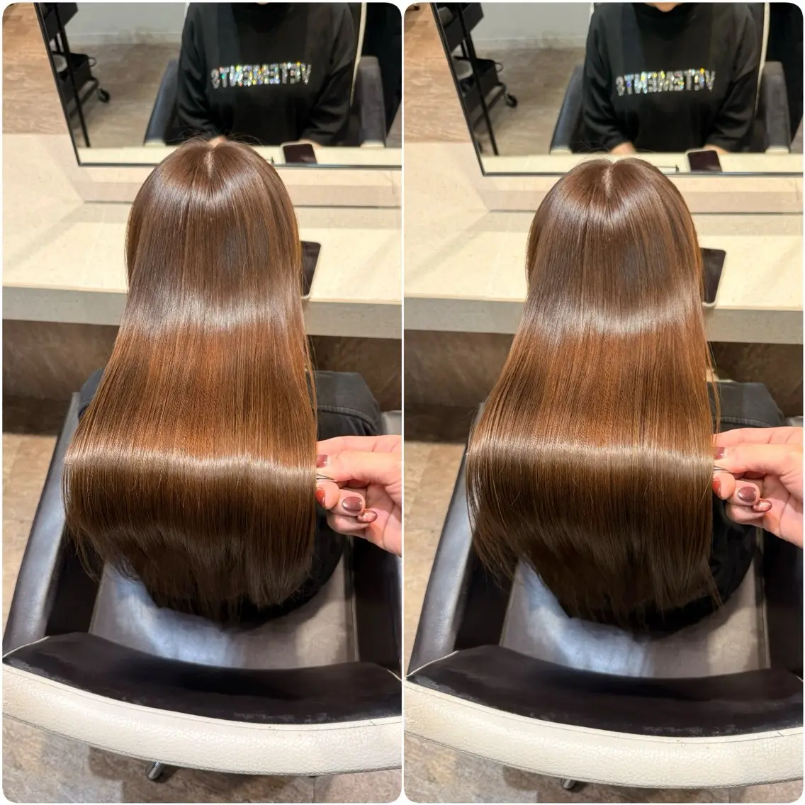 ロング カラー カット ヘアカラー トリートメント ヘッドスパ 🌹ULTOWA🌹 髪質改善/縮毛/店長のヘアスタイル