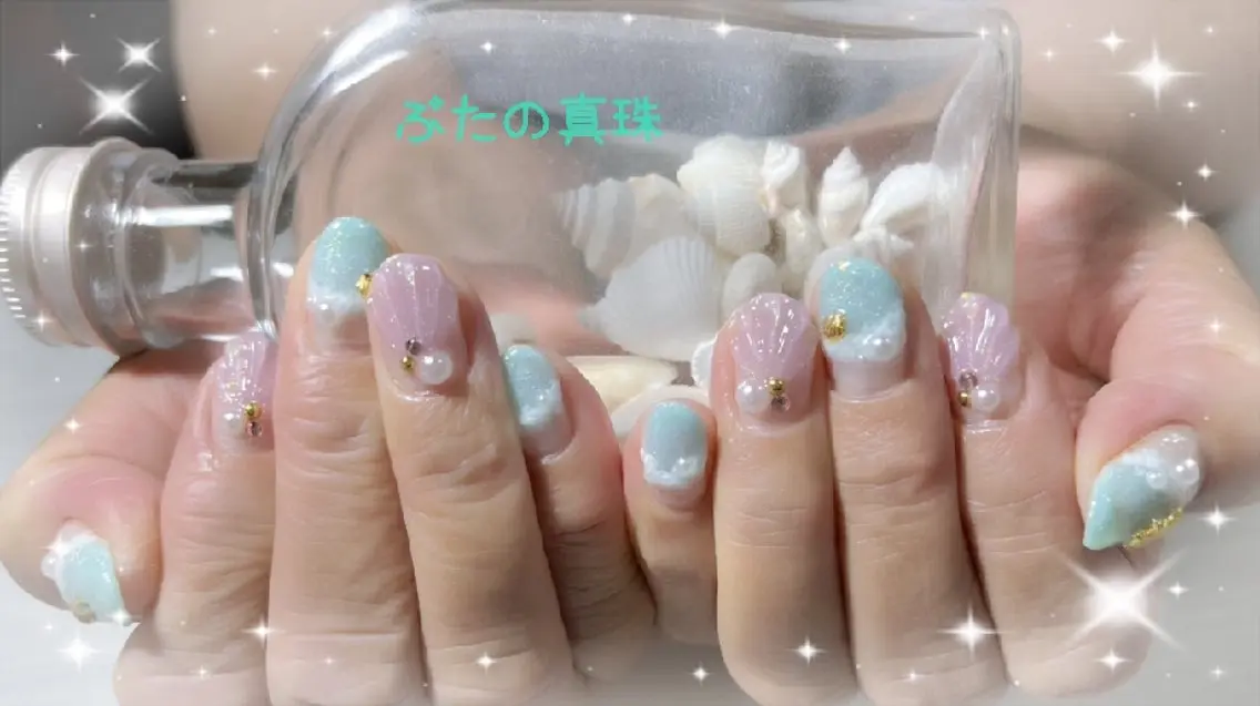 ネイル ピンク ハンドネイル 林 珠里のネイルデザイン