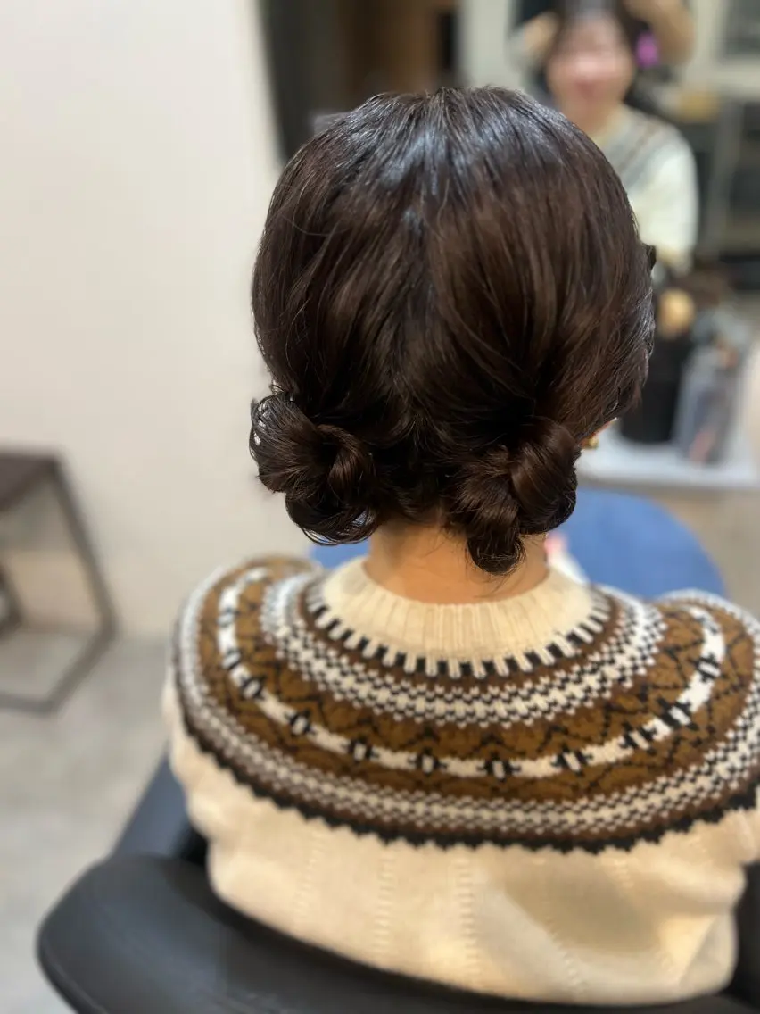 ヘアアレンジ ヘアセット ヘアメイクネイリスト hidemi中目黒のヘアスタイル