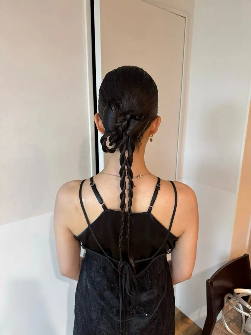 ロング カラー ヘアアレンジ ななほ⌇レイヤー カット⌇カラー🫧のヘアスタイル