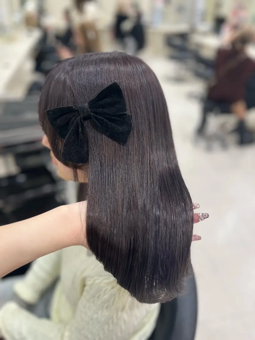 カラー ベージュ・ラベンダー カラー🎀りりのヘアスタイル