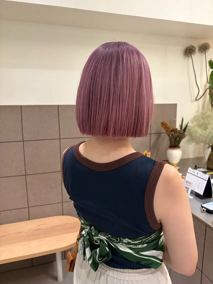 ショート カラー ヘアカラー トリートメント natsuki /HUIのヘアスタイル
