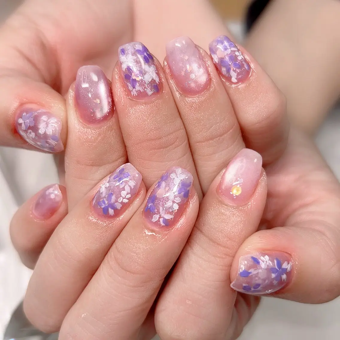ネイル マグネットネイル オフィスネイル Cute Tips nailのネイルデザイン