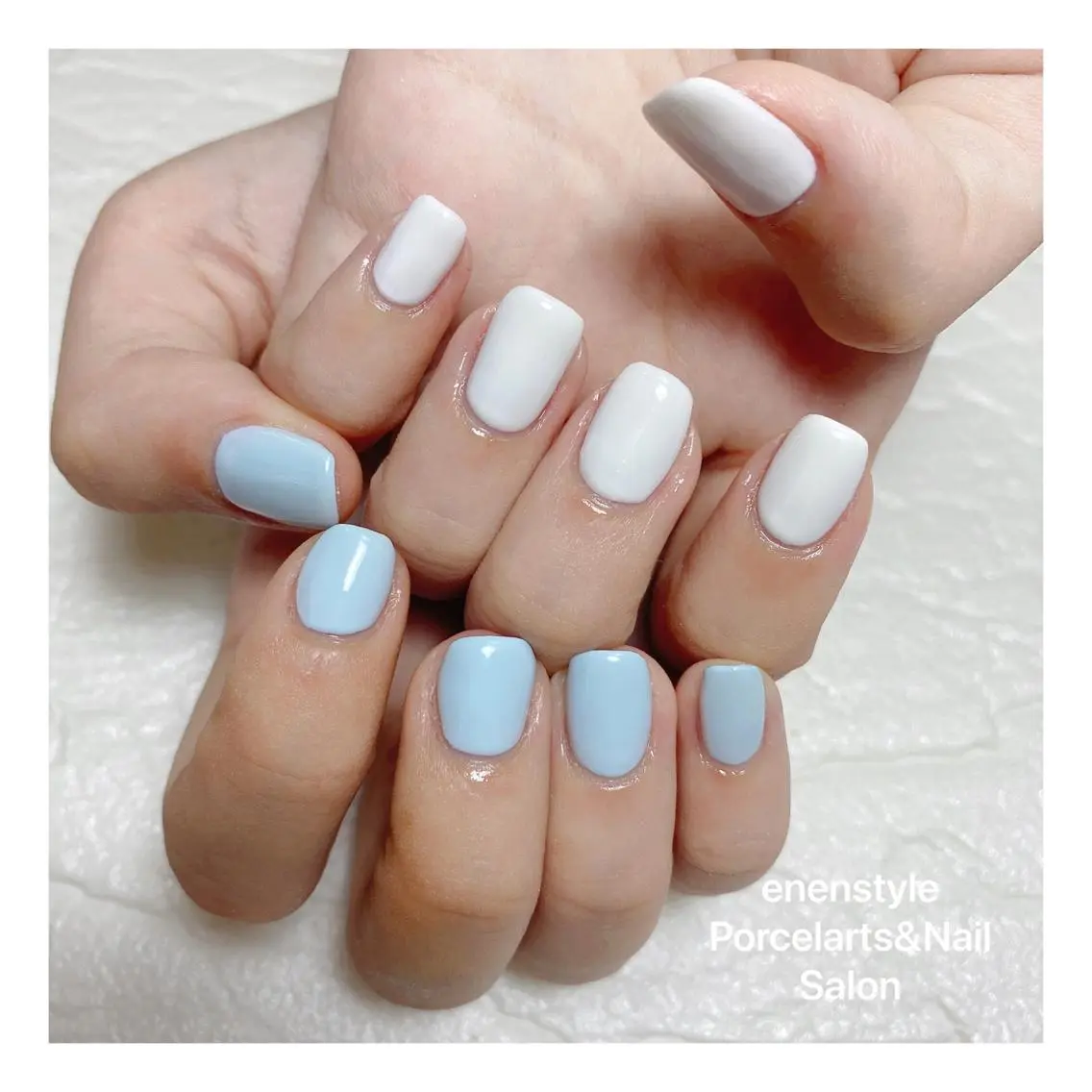 ミディアム ネイル 🐾enen style 🐾のネイルデザイン
