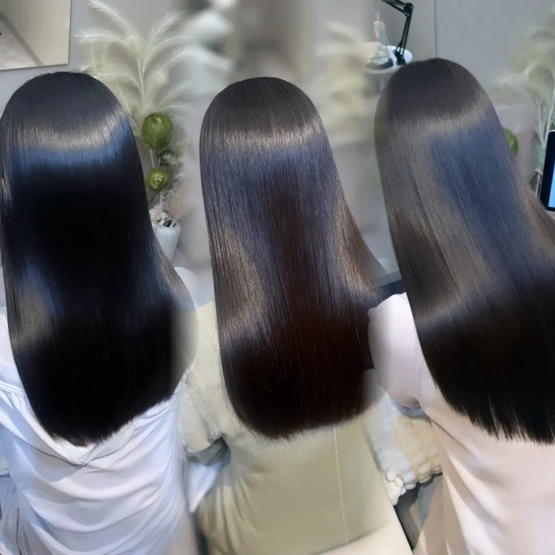 ロング カラー 髪質改善 縮毛矯正 ulu+sia/ 神戸本格派髪質改善のヘアスタイル