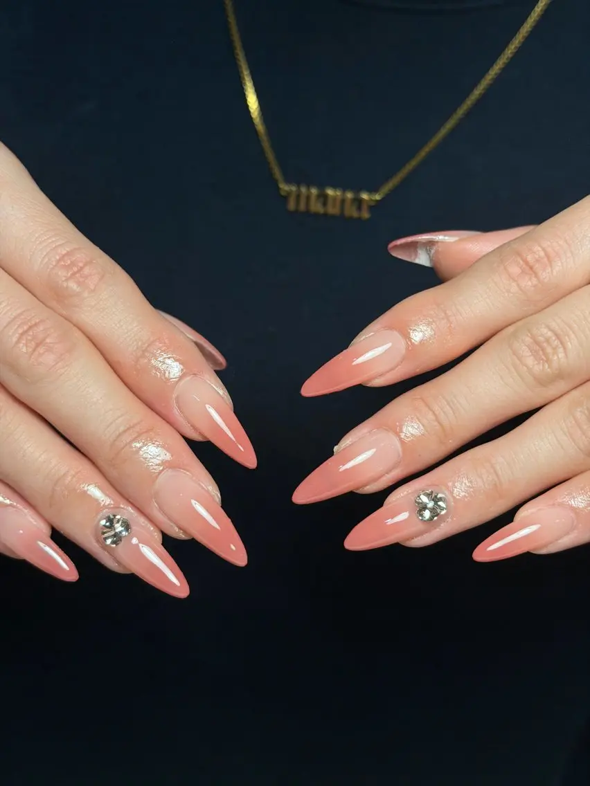 ネイル 韓国ネイル シンプルネイル ワンホンネイル ハンドネイル CoMo Nailのネイルデザイン