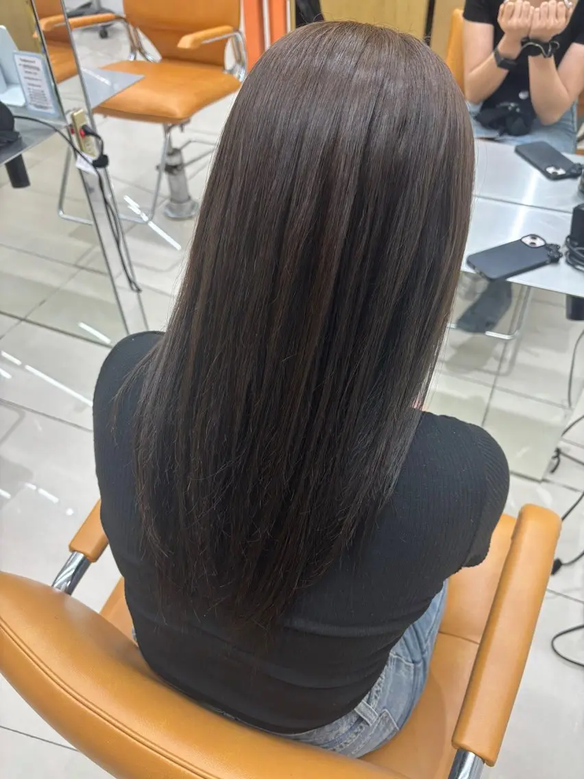 ロング カラー ヘアカラー トリートメント 〖カラー特化型✨️〗 さとうあやめのヘアスタイル