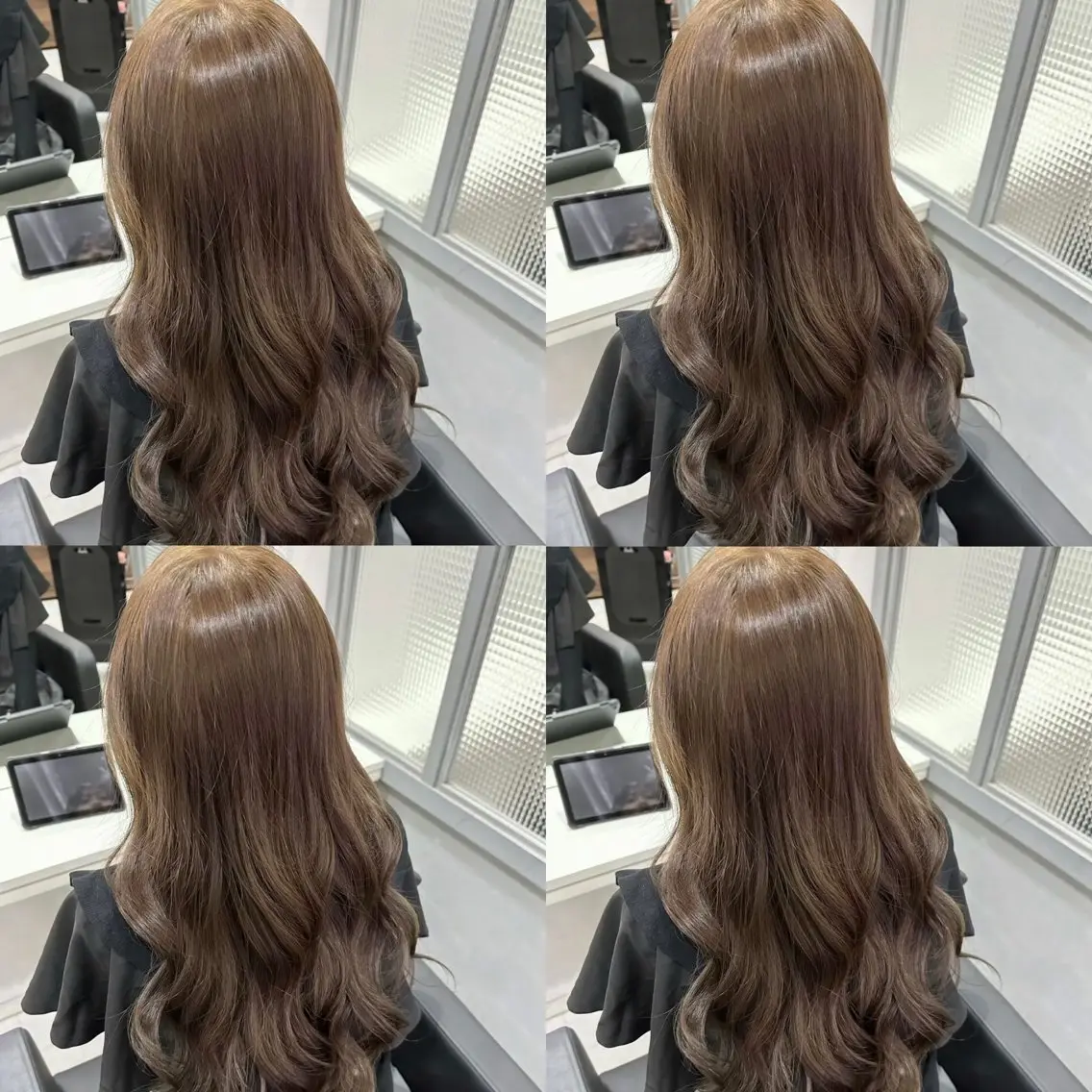 ロング カラー ヘアカラー トリートメント 🦋REISA🦋 エクステ×ハイトーンのヘアスタイル