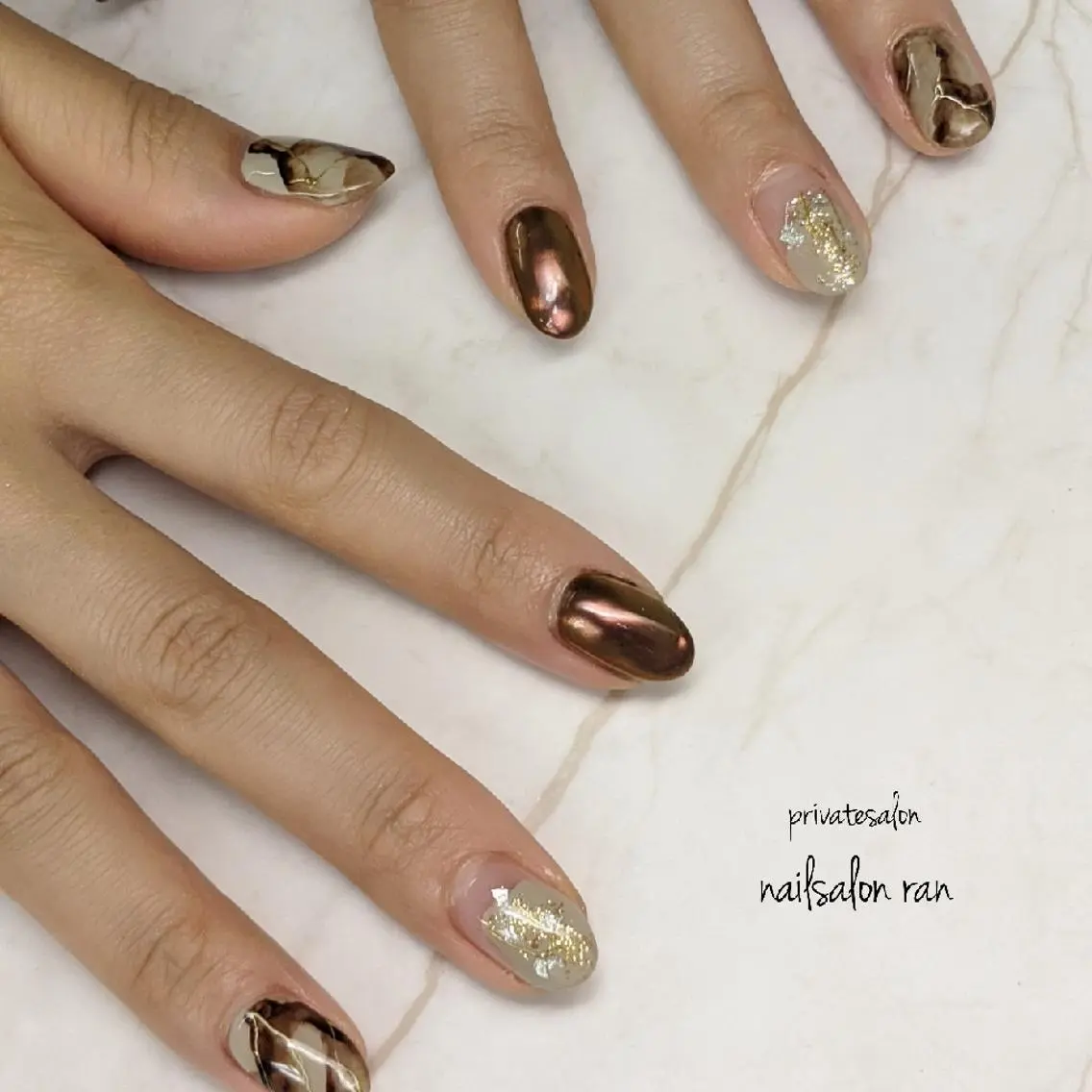 ネイル アートネイル 持ち込み nailsalon ranのネイルデザイン