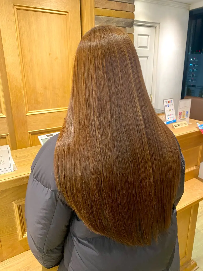 ロング 髪質改善 トリートメント カット トリートメント 千 田のヘアスタイル