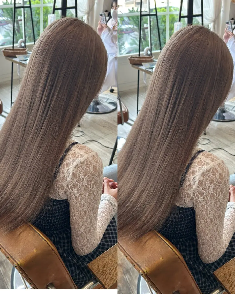 ミディアム ボブ 髪質改善 縮毛矯正 トリートメント 酸熱トリートメント ヘアカラー 【SET-UP】高橋 海輝のヘアスタイル
