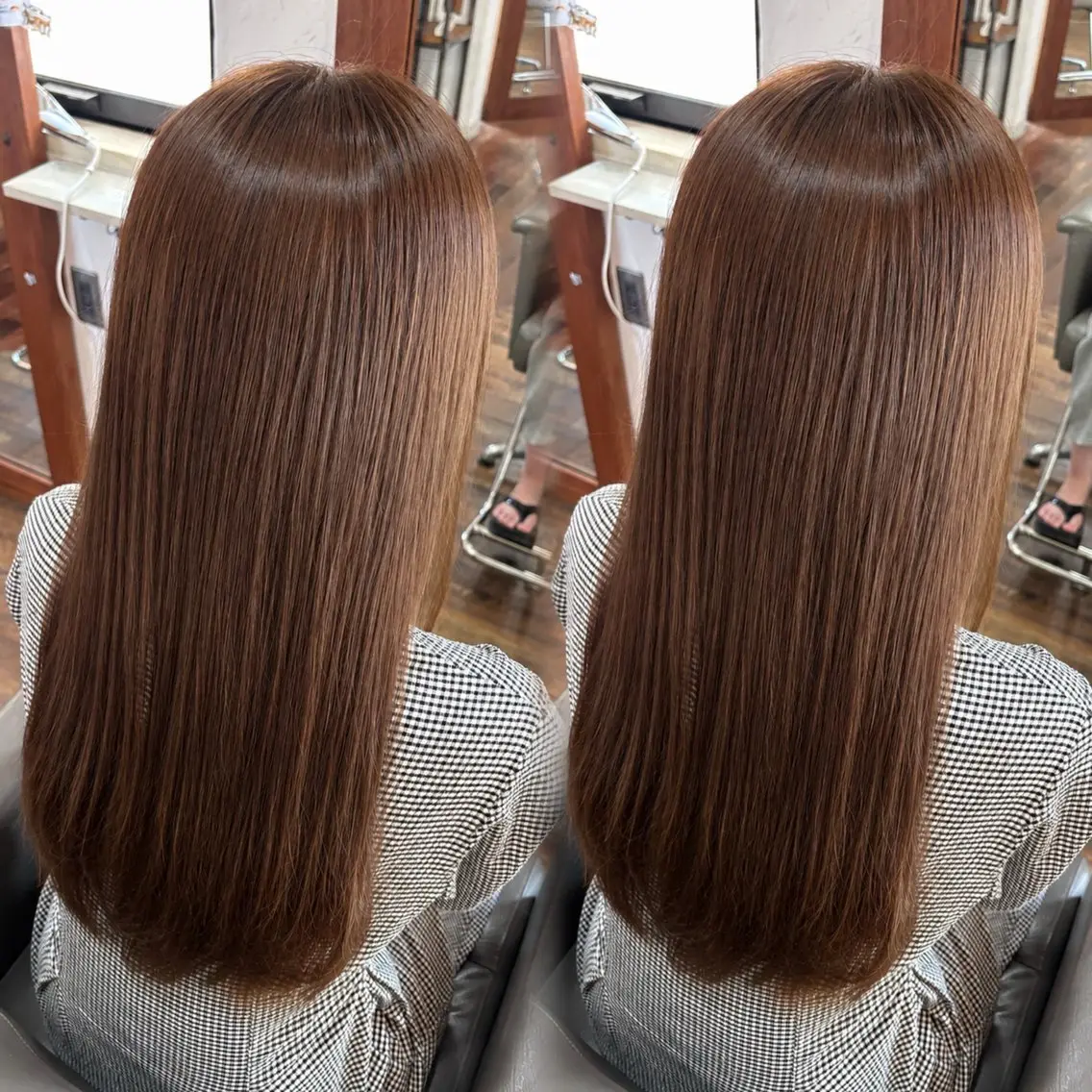 ロング カラー ヘアカラー トリートメント 宮澤 くるねのヘアスタイル