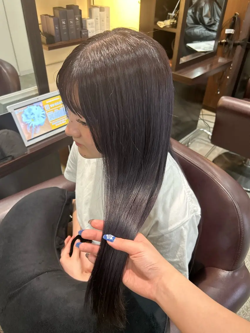 ロング カラー ラベンダーカラー 坂本奈都美/Jr.s 🎀のヘアスタイル