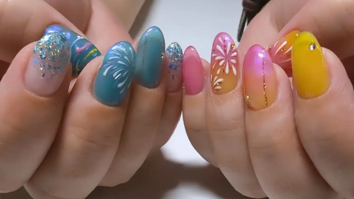 ネイル 長さ出し ハンドネイル ☆ KANON☆のネイルデザイン