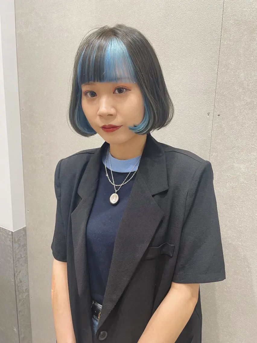 ショート カラー インナーカラー ボブ カット ヘアカラー トリートメント センスをお届けします 大谷将生infpのヘアスタイル